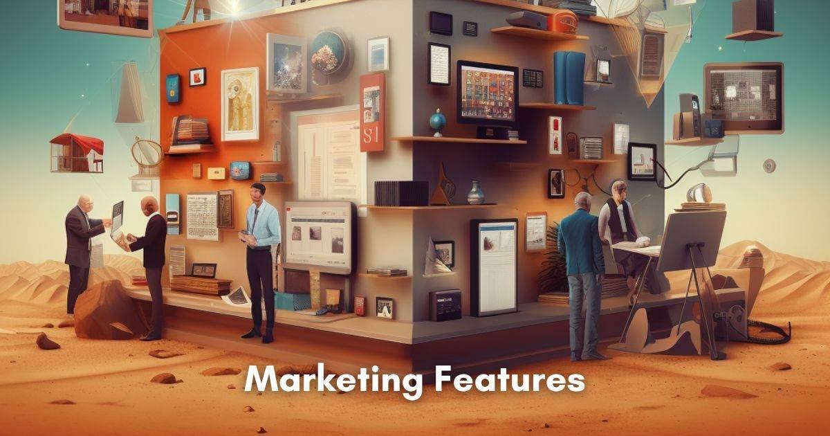 Marketing Features + Wix vs. Shopify