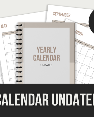 calendar undated