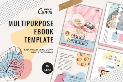 Candy Themed Canva Ebook