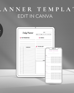 Editable 2024-25 Self Care Journal Canva