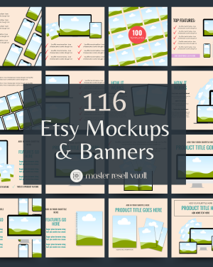 Etsy Listing Mockups & Banners